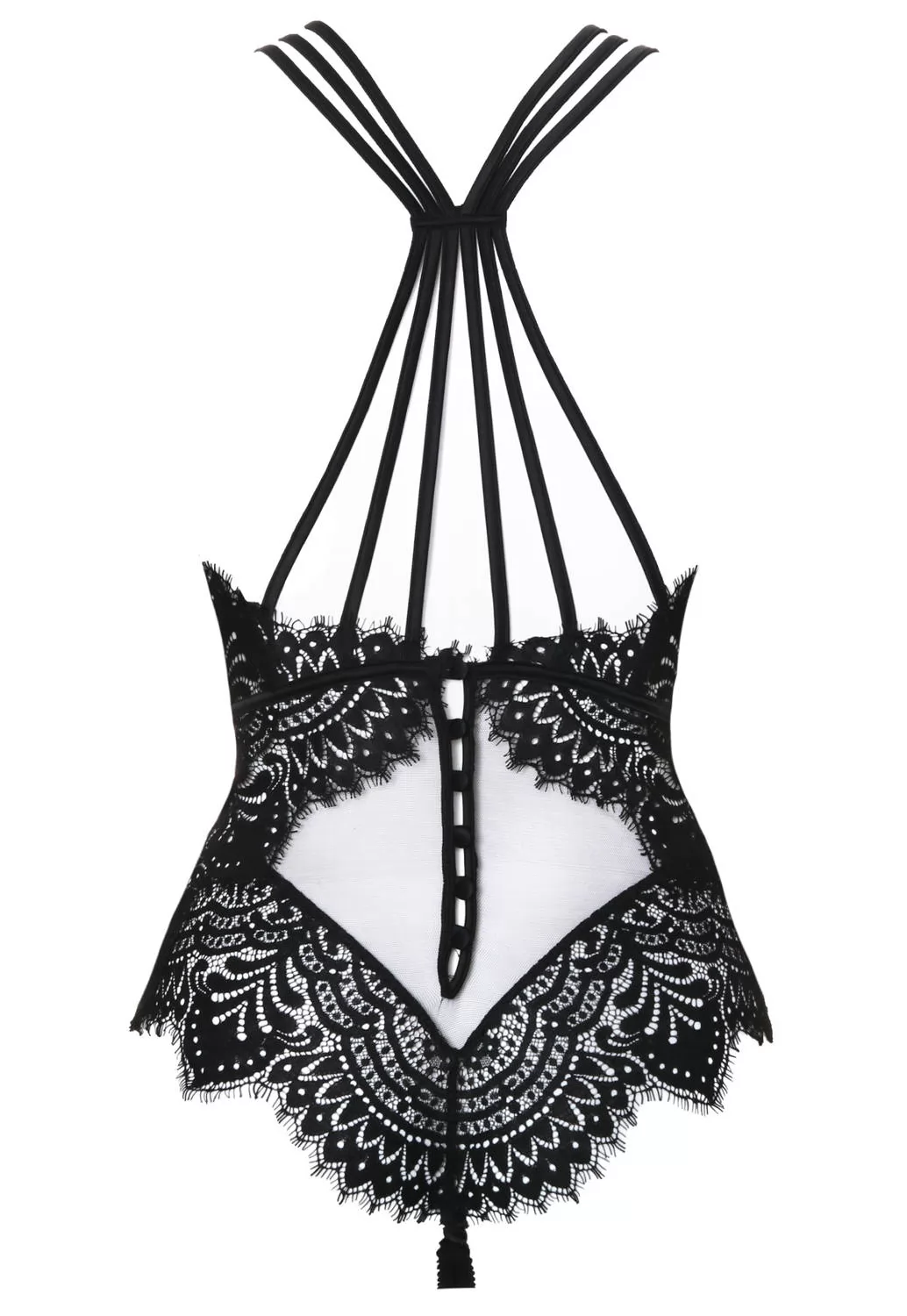 Body string dentelle noir Black Swan