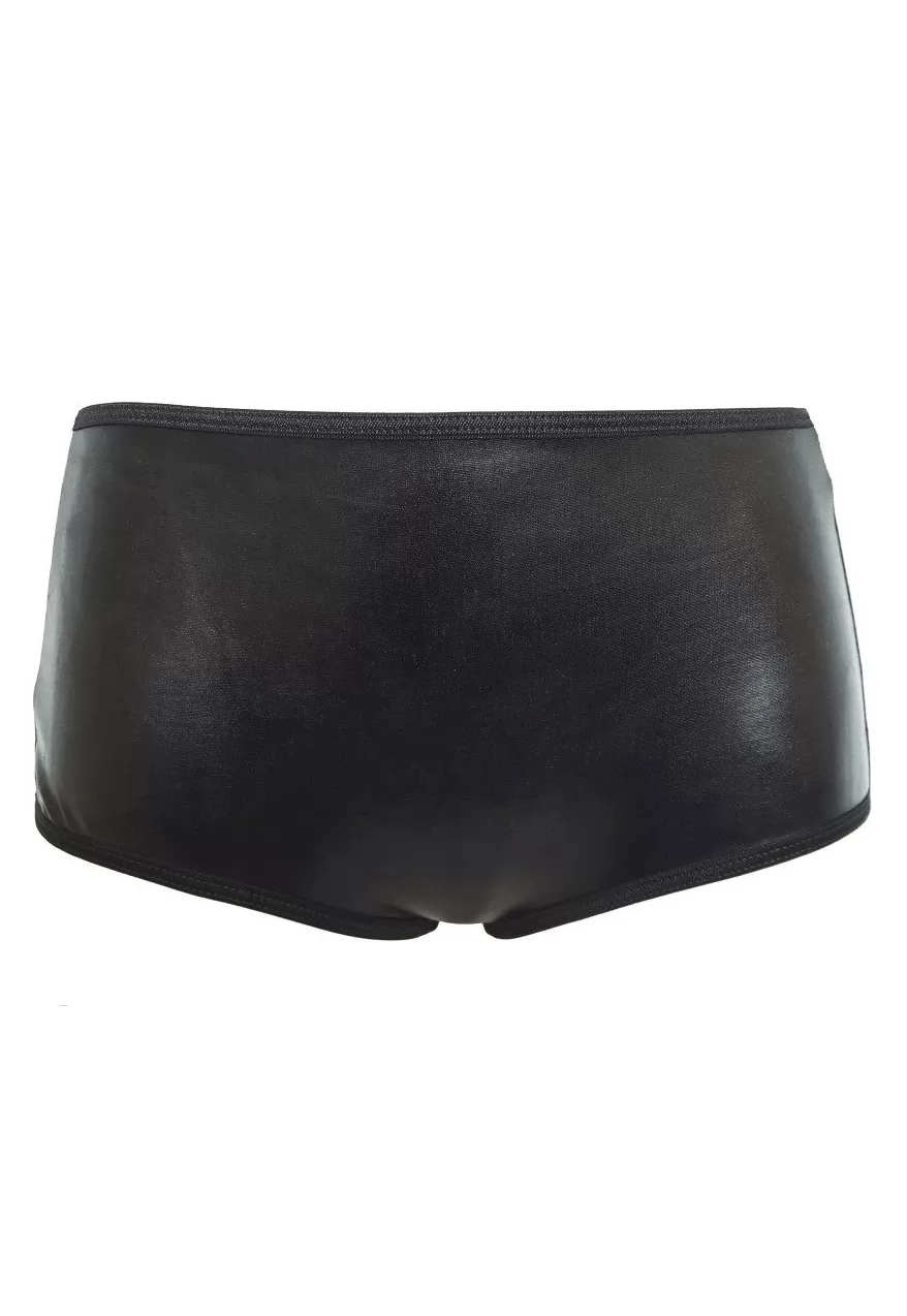 Culotte ouverte Wetlook Doris Noir
