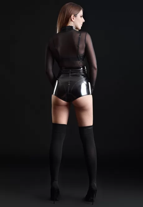 Jenna Short Vinyle Noir noir