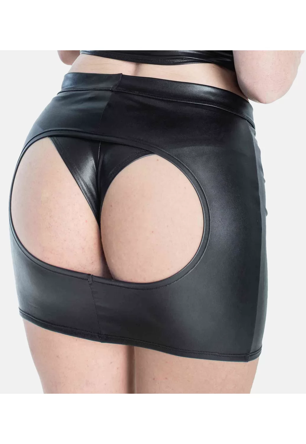 Jupe Andrea cuir simili