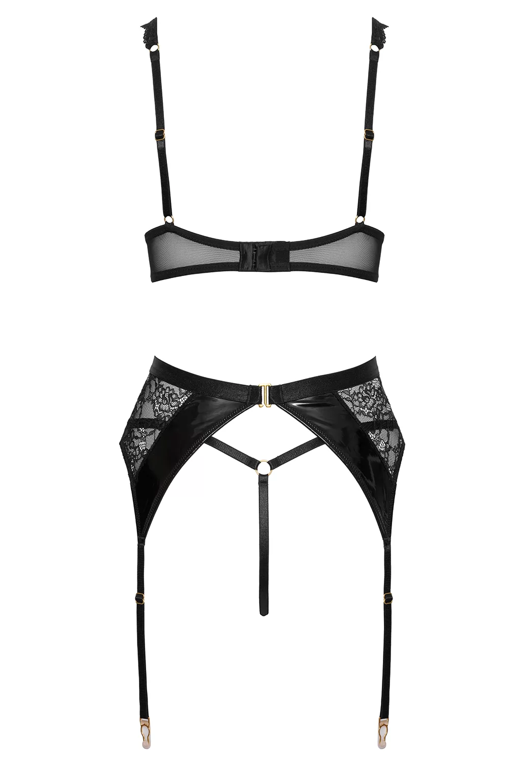 Lingerie vinyl soutien gorge 3p