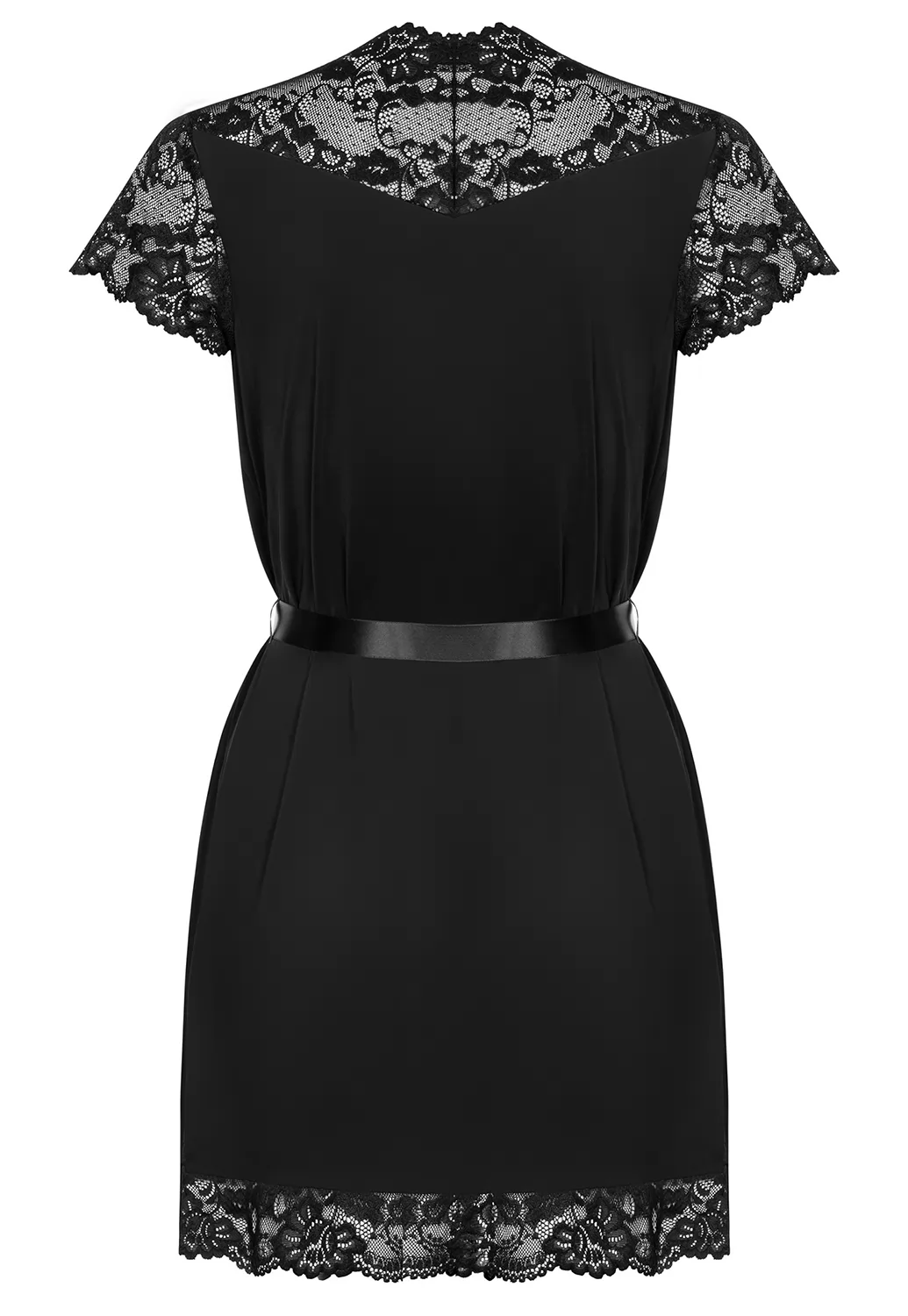 Peignoir dentelle Noir 810