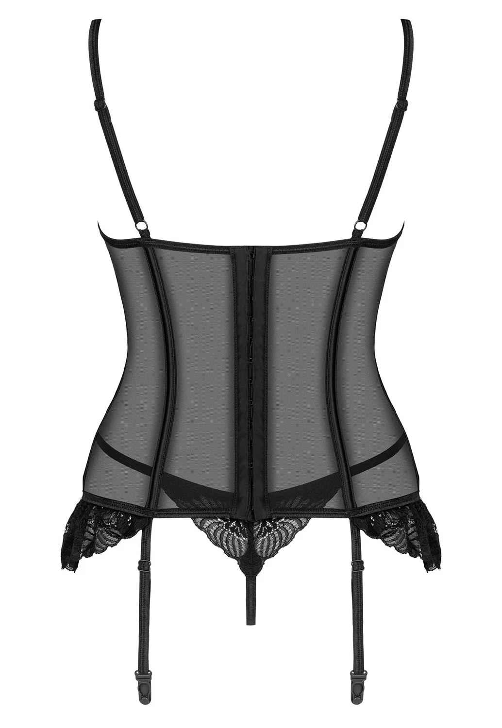 Serena love Corset et string noir