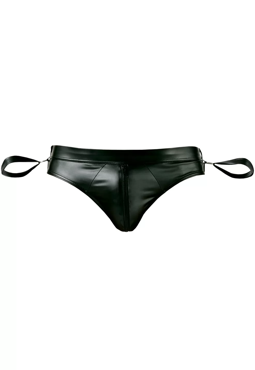 Slip ouverture Jock wetlook menottes