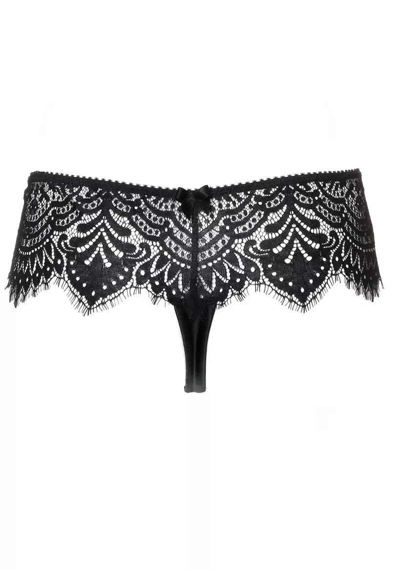 String dentelle noir Black Swan