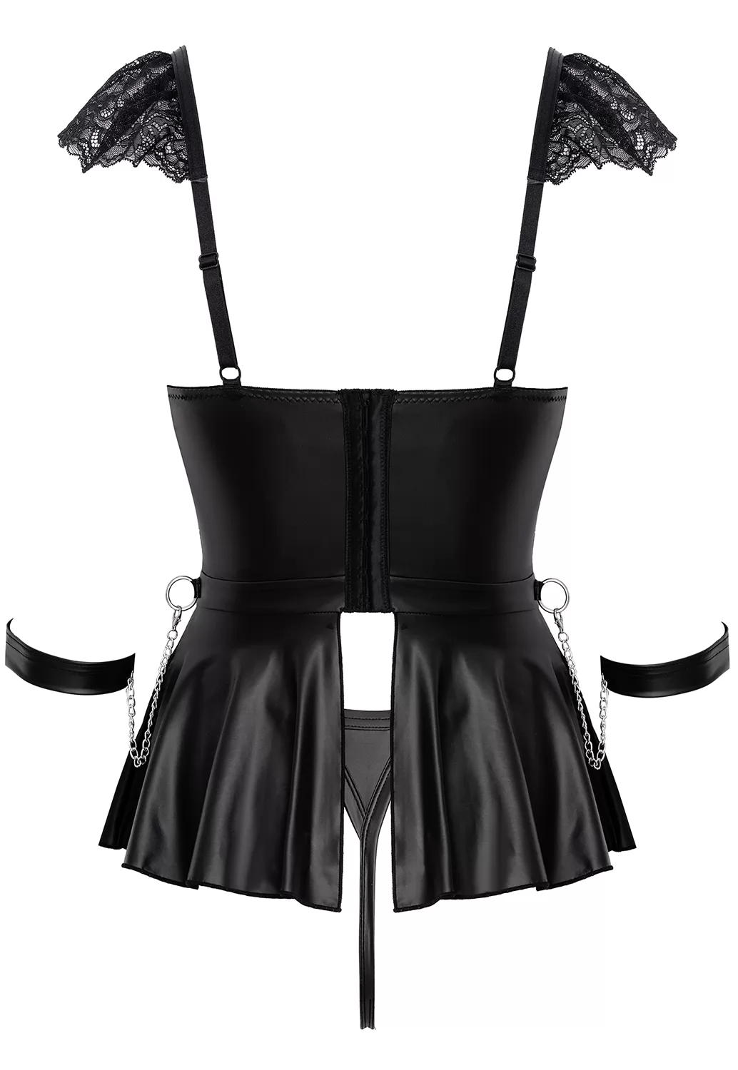 Mini babydoll fetish et string