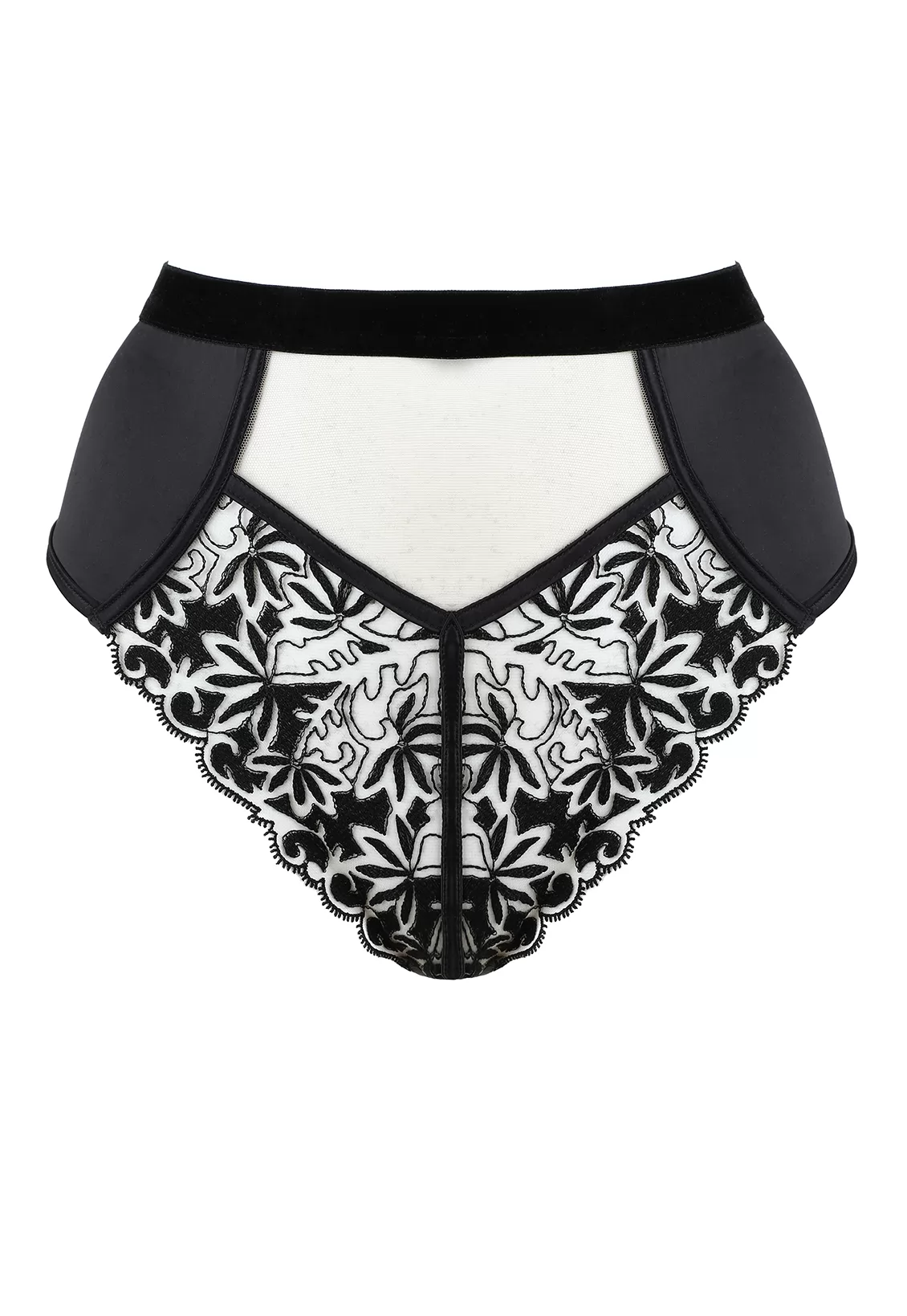 Shorty taille haute noir Tango