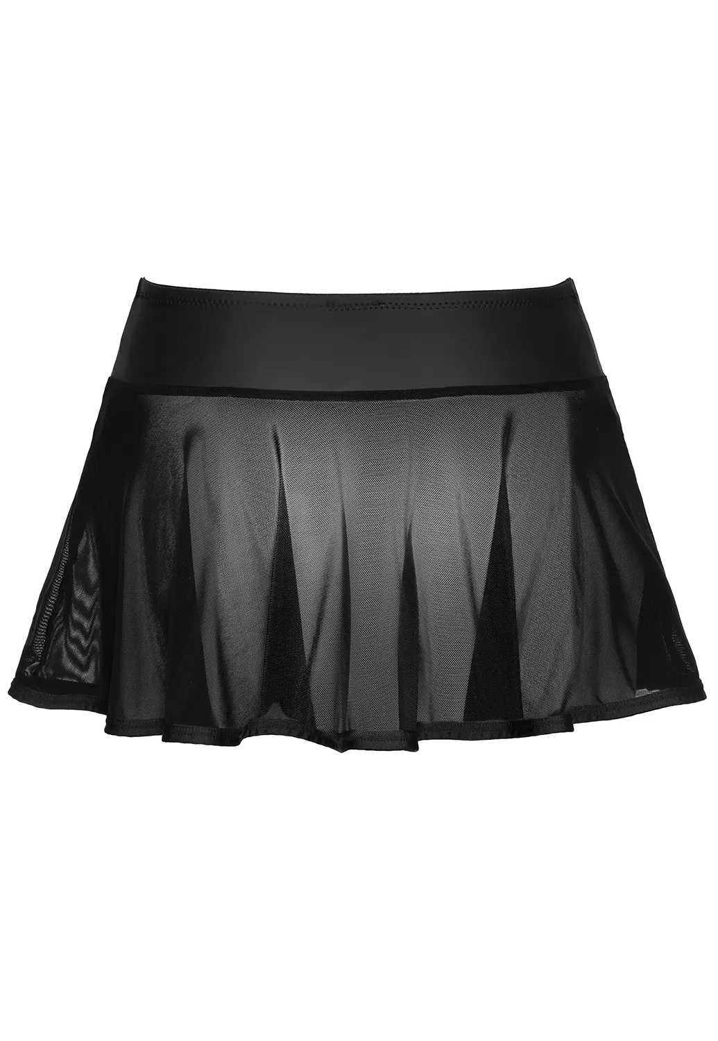 Mini jupe transparente