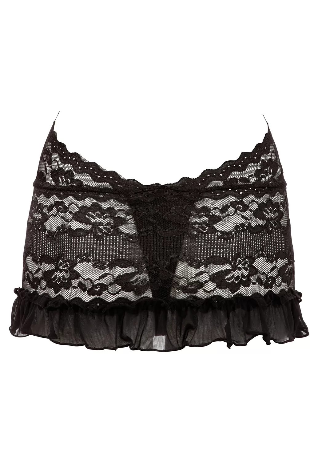 Robe mini dentelle décolleté vertigineux