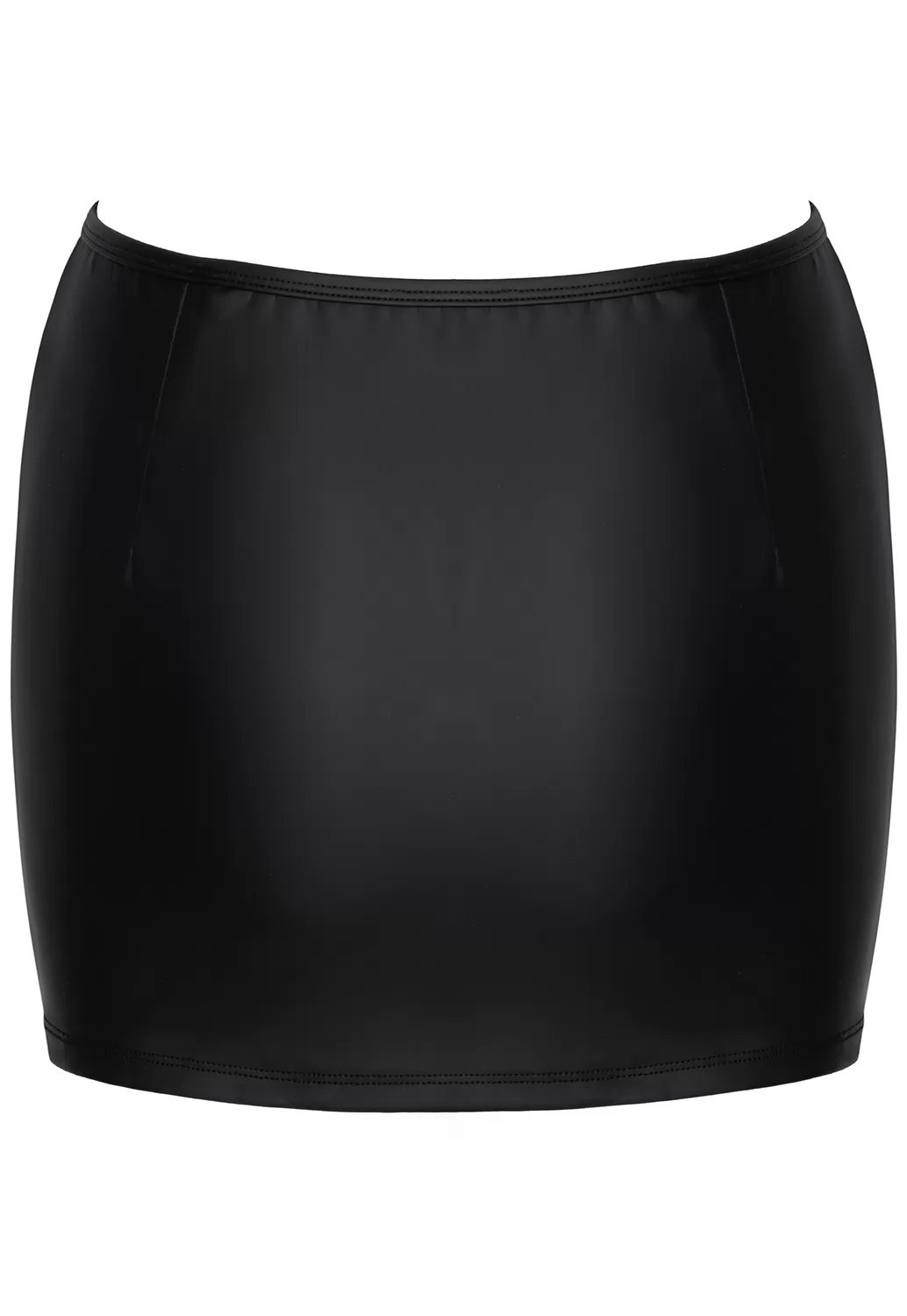 Mini jupe zip à strass