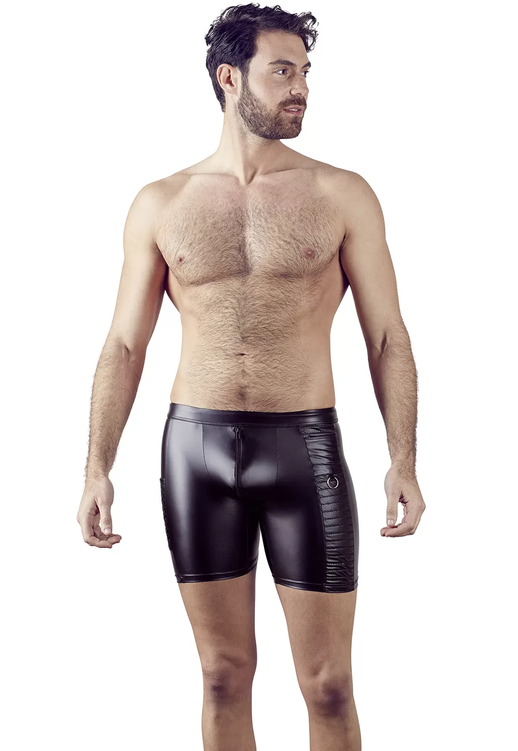 Sexy Short cycliste zippé pour homme