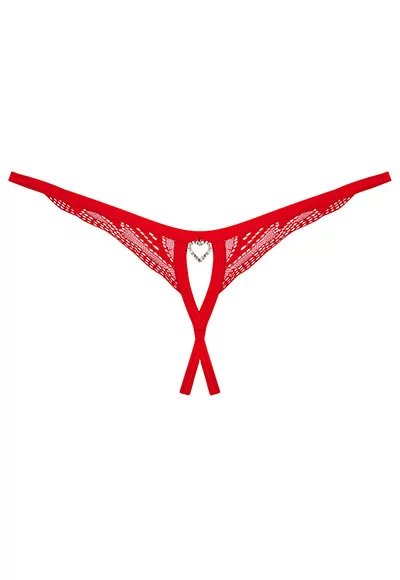 Chilisa string ouvert rouge